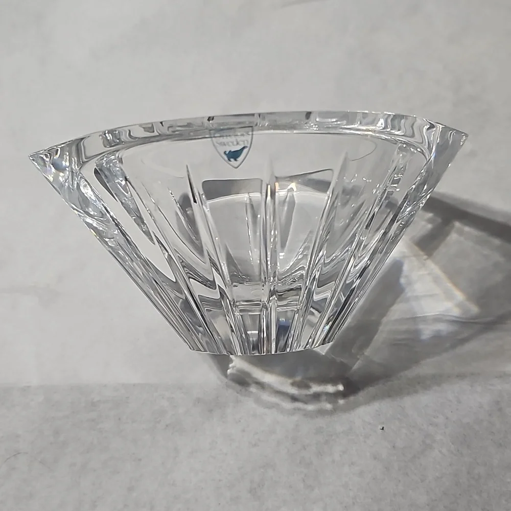 Orrefors Sweden Heavy Crystal Bowl